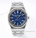 ZF Factory V2 Version Audemars Piguet Royal Oak 15400 Watch Stainless Steel Blue Dial